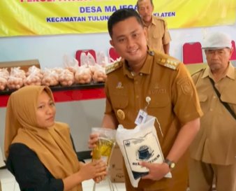 Penyaluran Subsidi Pangan & Penanaman Bibit Bersama Bupati Klaten.