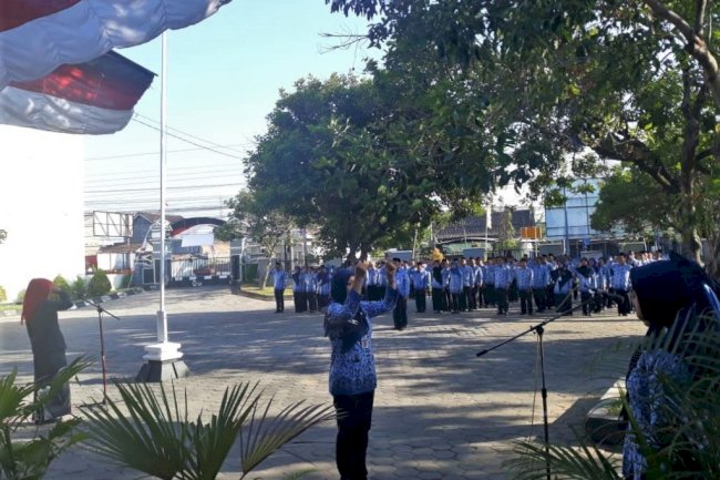 Upacara Memperingati Hari Kemerdekaan RI ke-74