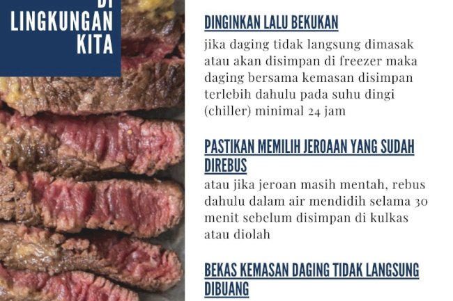 TIPS PENANGANAN DAGING DARI PASAR TRADISIONAL