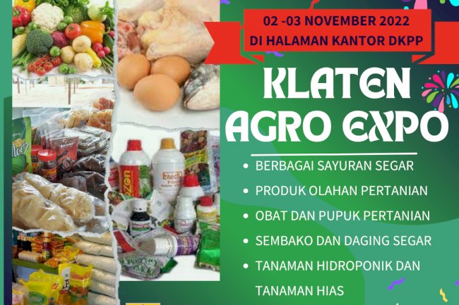 Bazar Murah Hasil Pertanian di Klaten Agro Expo