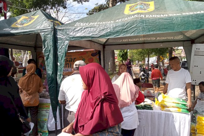 Gerakan pangan murah, di Taman kuliner MPP kab. Klaten