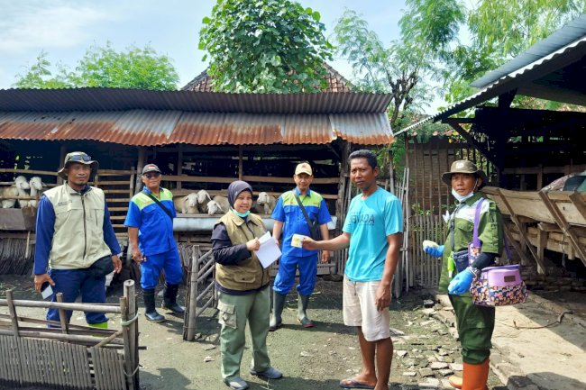 GIAT PUSKESWAN DALAM RANGKA WASPADA TERHADAP PENYAKIT MULUT DAN KUKU (PMK)