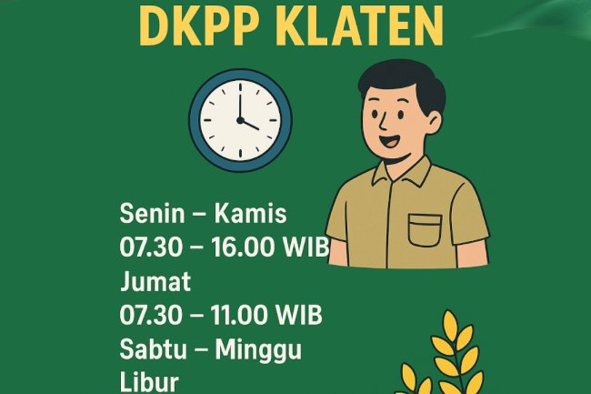 Jam Pelayanan DKPP Klaten