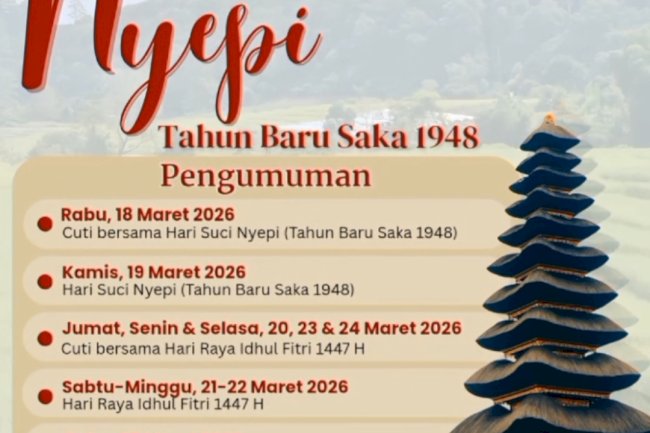 SELAMAT HARI RAYA NYEPI TAHUN BARU SAKA 1948 