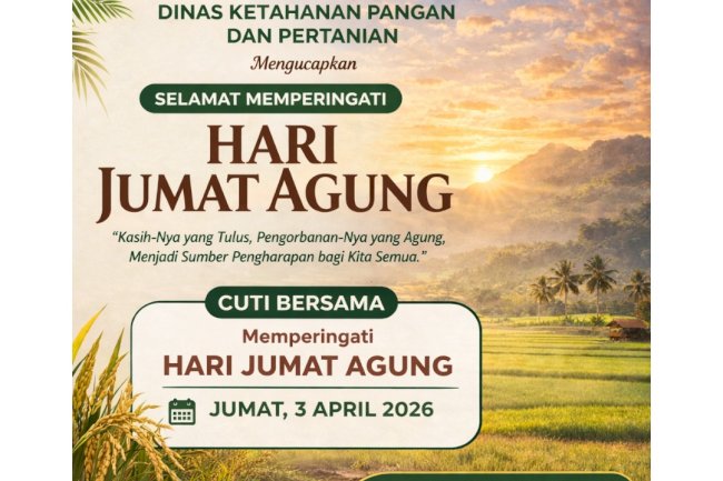SELAMAT MEMPERINGATI HARI JUMAT AGUNG 2026