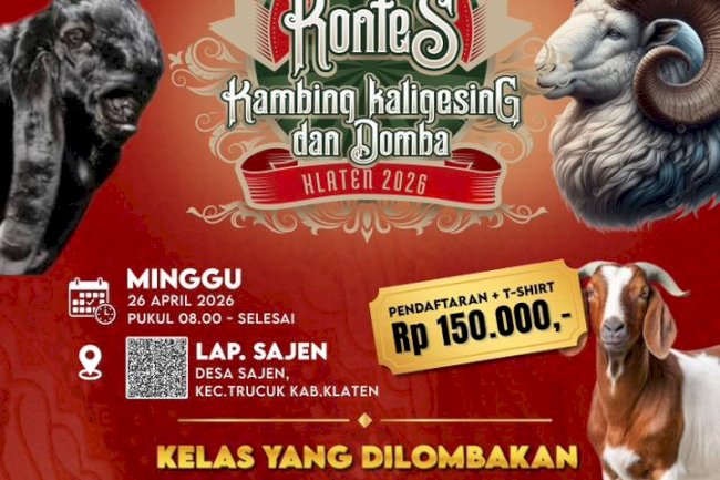 BUPATI CUP III 2026 KONTES KAMBING KALIGESING DAN DOMBA