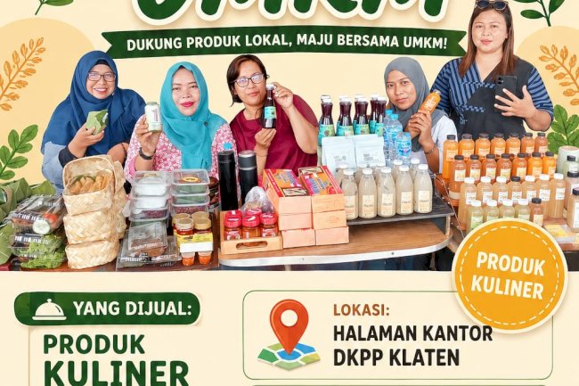 DKPP Klaten Dukung Produk Lokal melalui Mini Bazar Sedulur UMKM