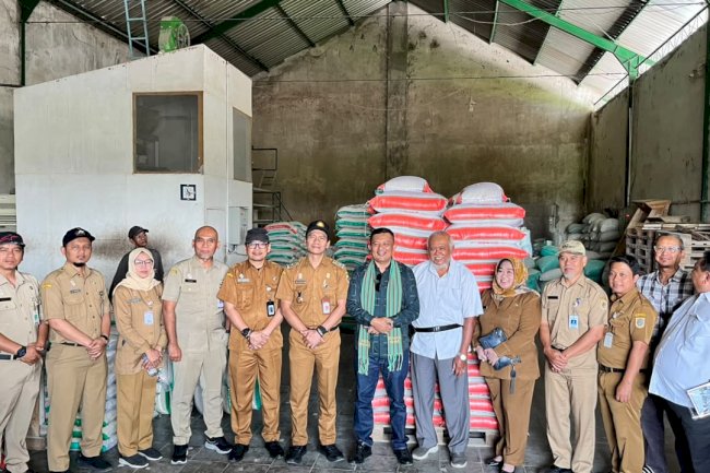 DKPP Klaten Sambut Kunjungan Kerja Bupati Gayo Lues Aceh di Penggilingan Padi Kecamatan Delanggu