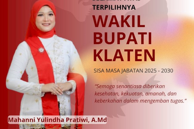 DKPP Klaten Ucapkan Selamat kepada Wakil Bupati Klaten Terpilih Masa Jabatan 2025-2030