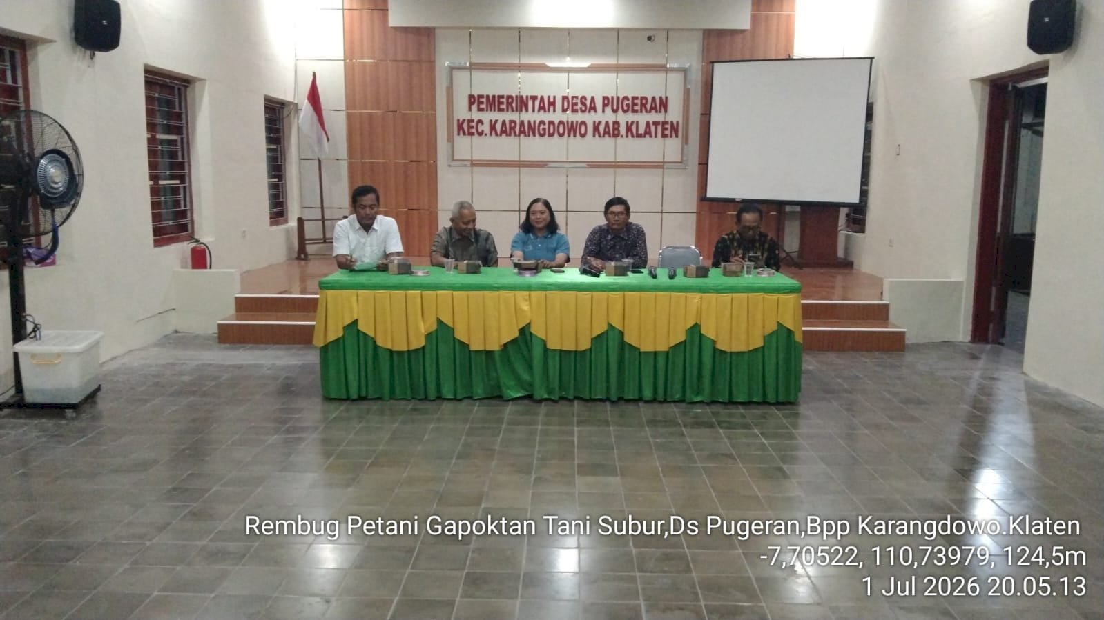 DKPP Klaten Fasilitasi Rembug Petani Gapoktan Tani Subur di Desa Pugeran, Kecamatan Karangdowo