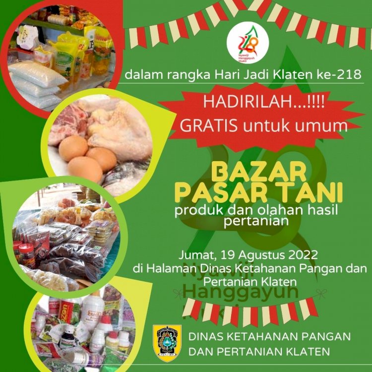 Gratis...!!! Bazar Pasar Tani di DKPP