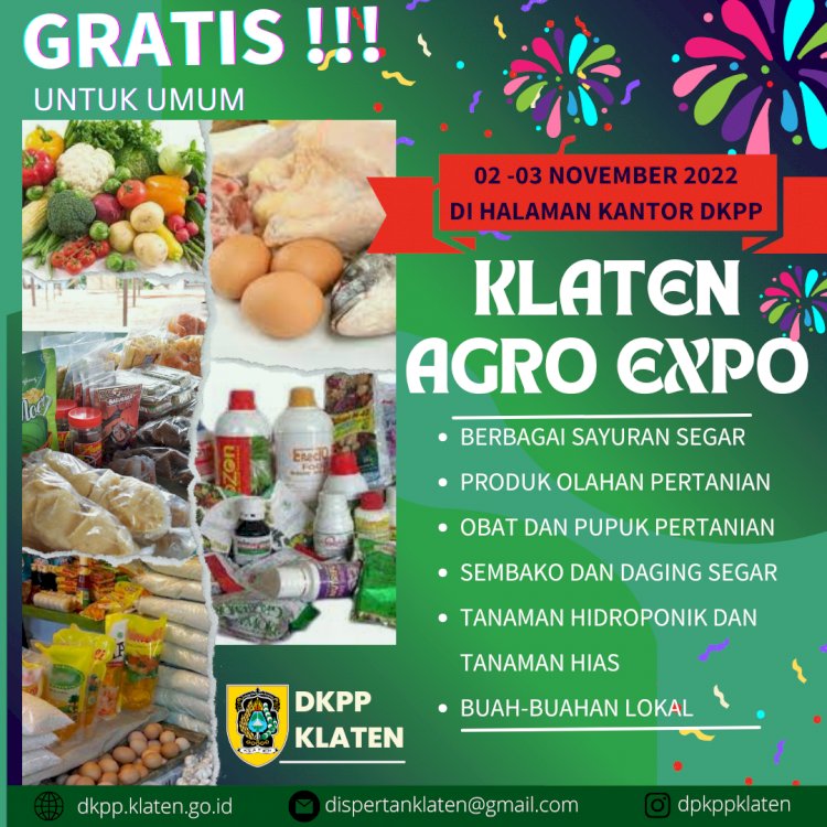 Bazar Murah Hasil Pertanian di Klaten Agro Expo