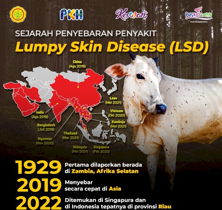 Mekanisme Penyebaran LSD (Lumpy Skin Disease) pada ternak