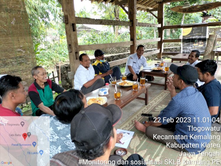 Sosialiasi SKLB kelompok ternak Suro Mendho Tani Desa Tangkil Kemalang