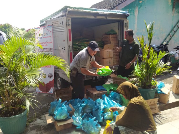 Gerakan pangan murah kerjasama TPID dengan Bulog