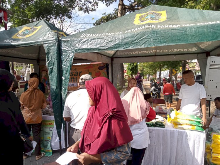 Gerakan pangan murah, di Taman kuliner MPP kab. Klaten