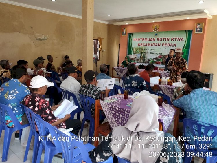 Kegiatan pelatihan tematik dan gerdal WBC di BPP pedan