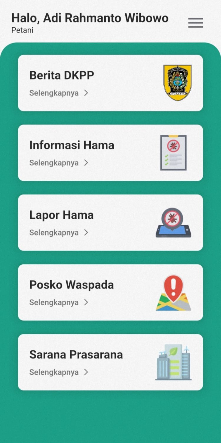 Soft Launching dan Bimbingan Teknis Aplikasi (Sinten Tlaten Open Bakal Panen) Si Topan