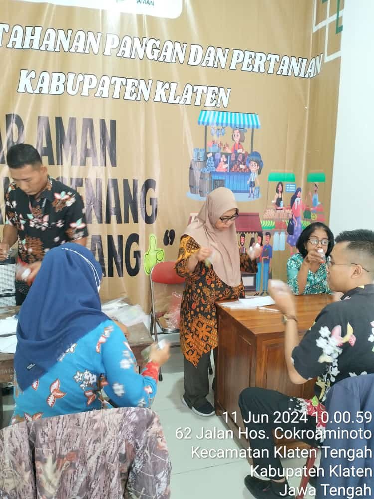 Pengawasan Keamanan Pangan Serentak dalam rangka Perayaan World Food Safety Day (WFSH)