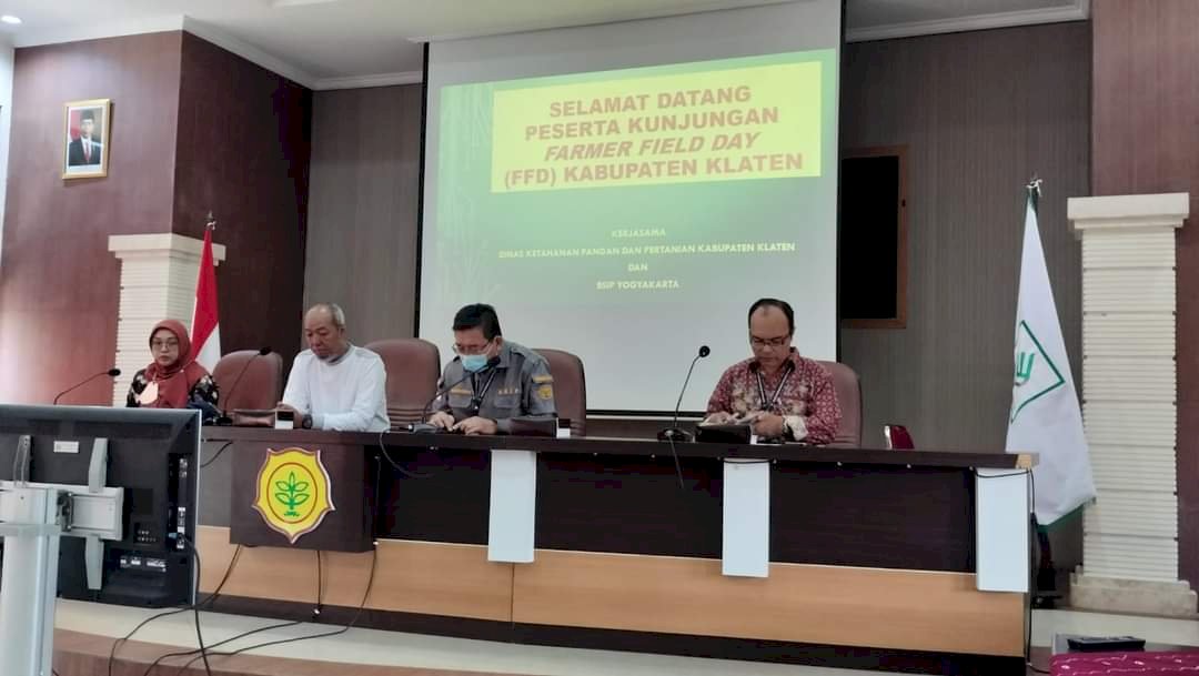 Antusiasme Peserta Farmer Field Day DKPP Klaten ke BSIP Yogyakarta