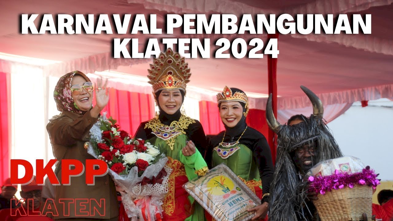 Bupati Klaten bagi-bagi hasil Pertanian dalam rangka Karnaval Pembangunan Klaten 2024