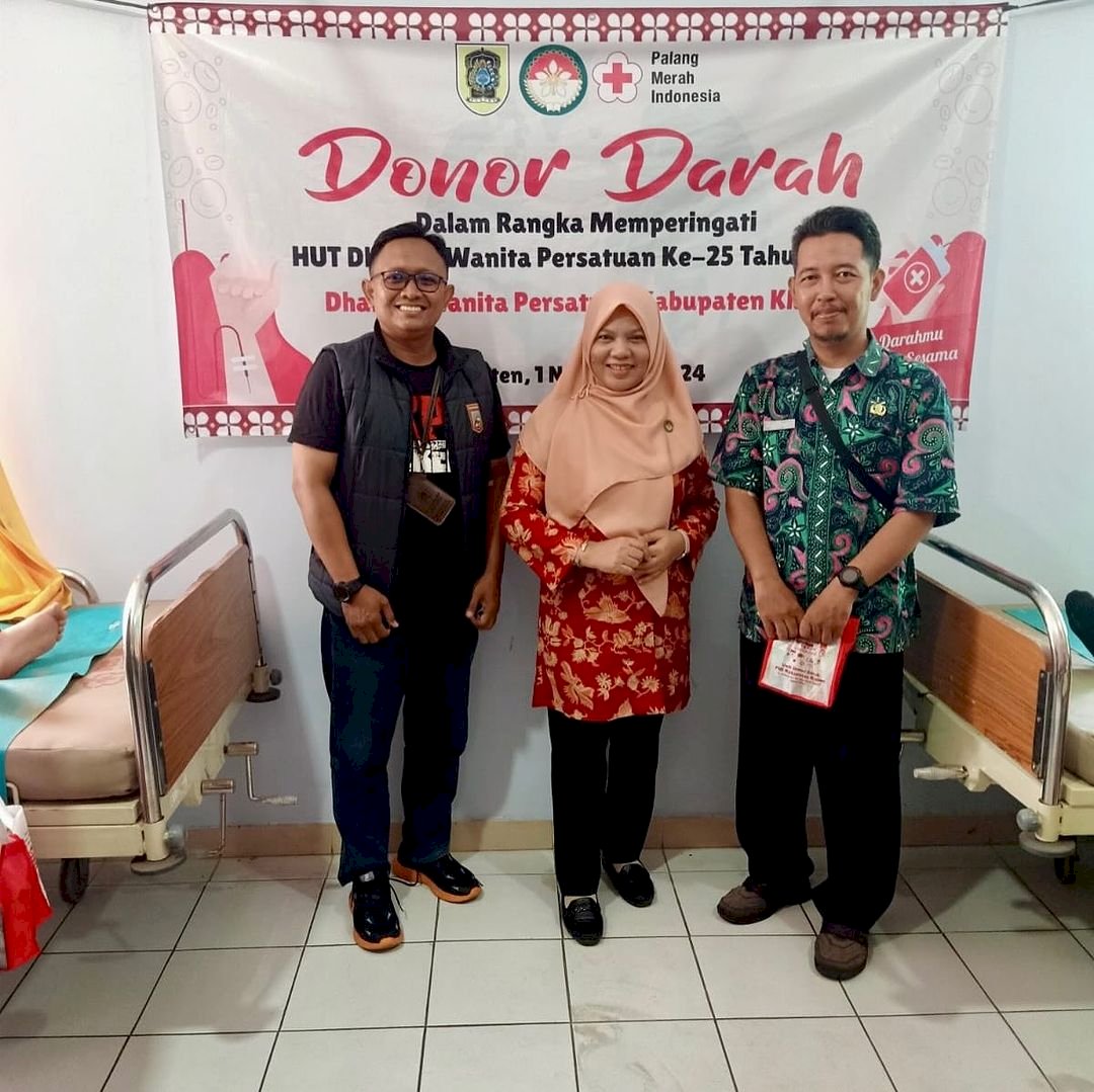 DKPP mengikuti Kegiatan Donor Darah dalam rangka HUT DWP ke-25 th di PMI Klaten