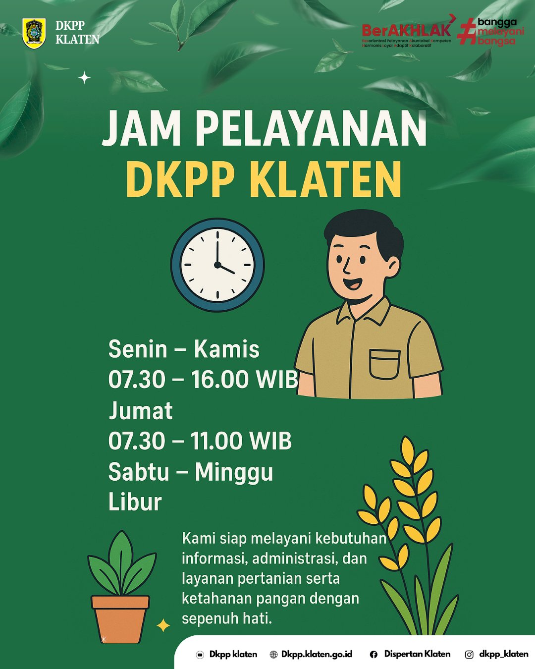 Jam Pelayanan DKPP Klaten