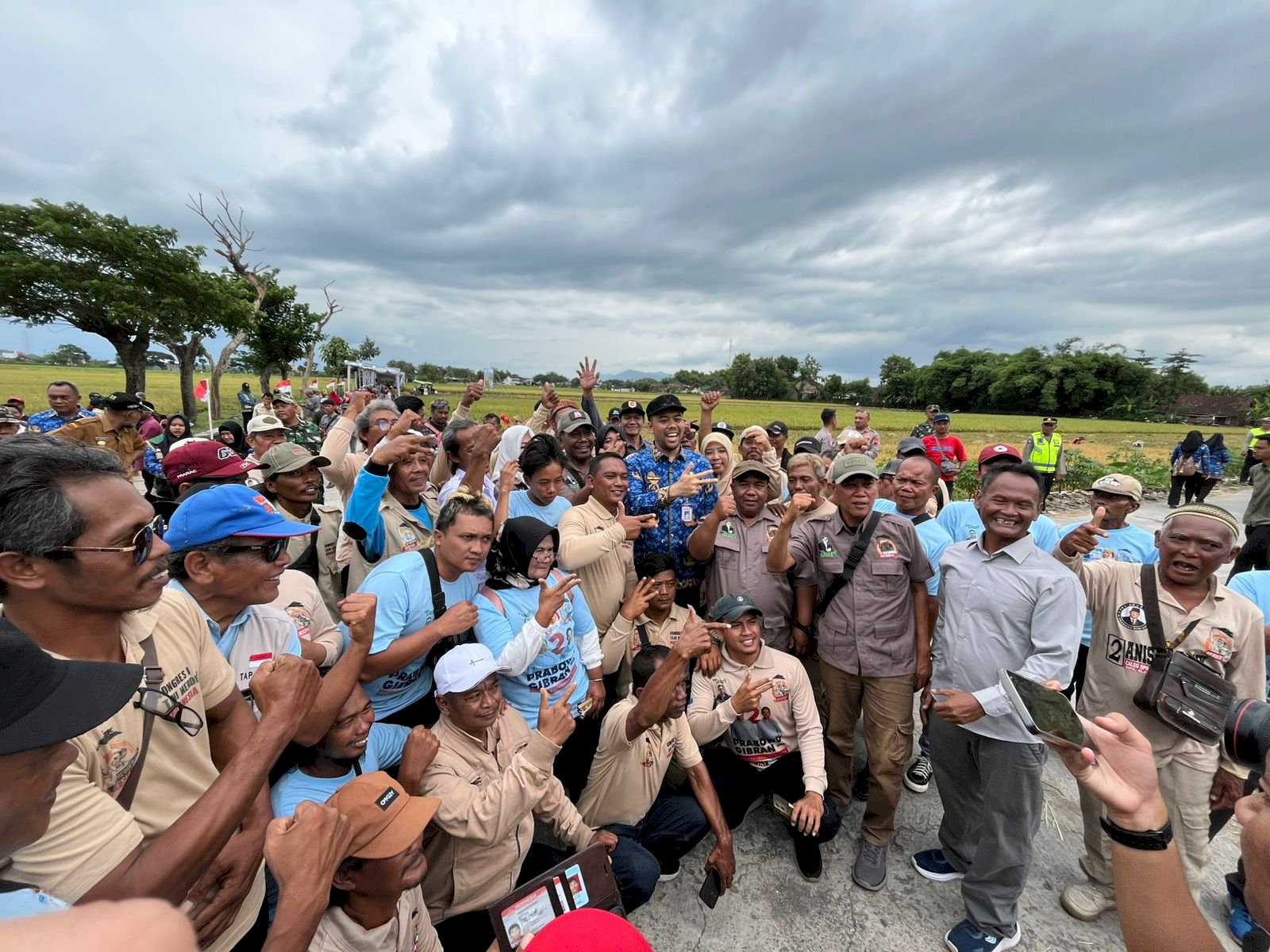 Panen Raya dan Percepatan Tanam Bersama Wakil Menteri Pertanian Bapak Sudaryono di Kecamatan Karangdowo, Klaten