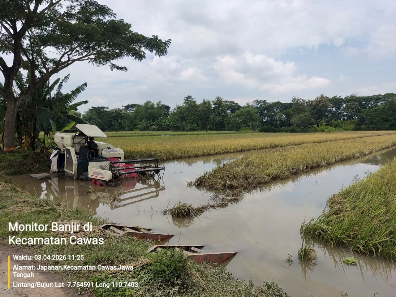 MONITORING BANJIR DI KECAMATAN CAWAS KABUPATEN KLATEN