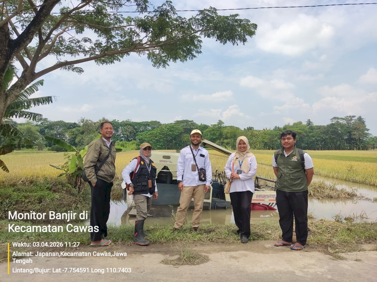 MONITORING BANJIR DI KECAMATAN CAWAS KABUPATEN KLATEN