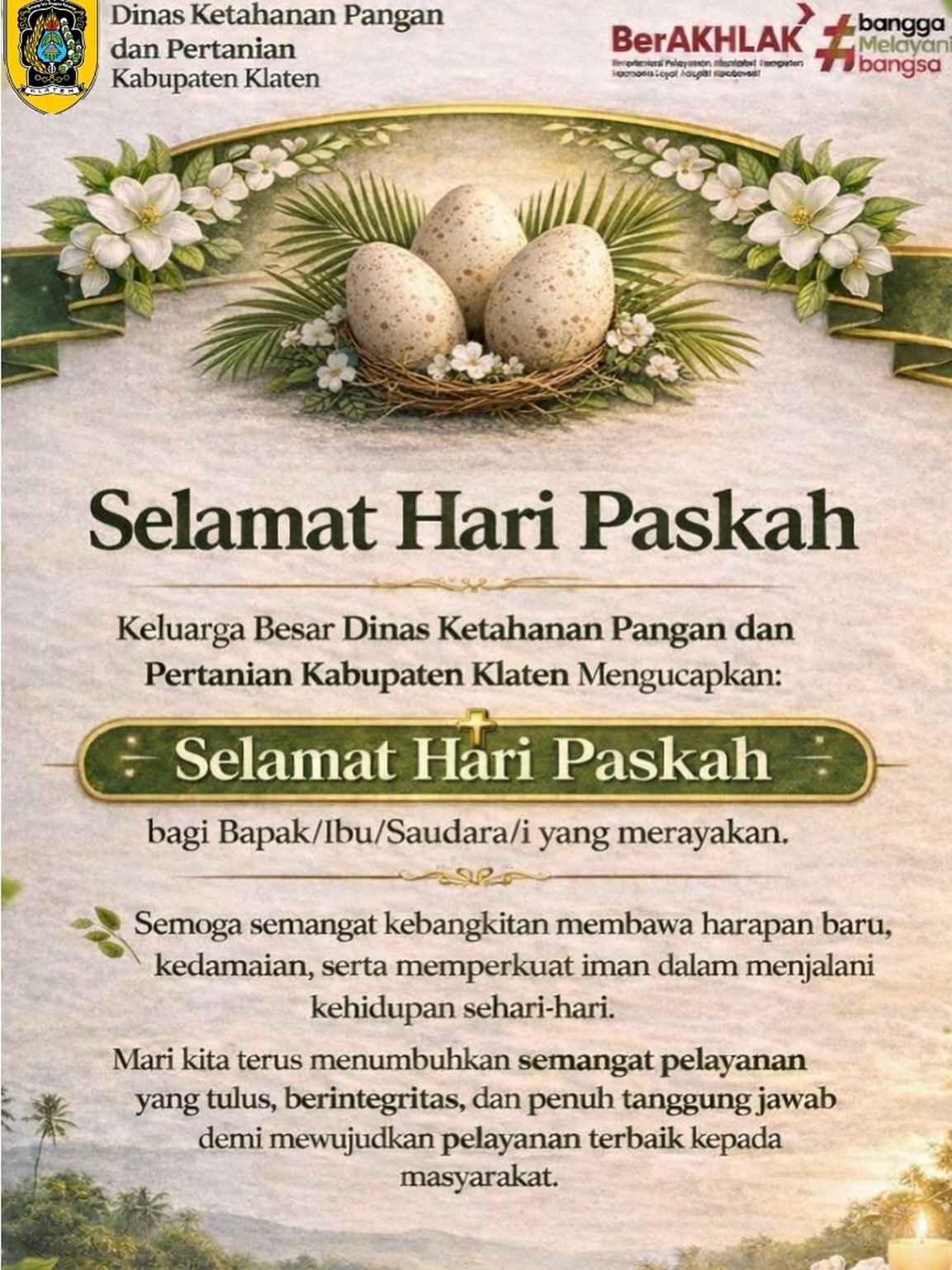 SELAMAT MEMPERINGATI HARI PASKAH 2026