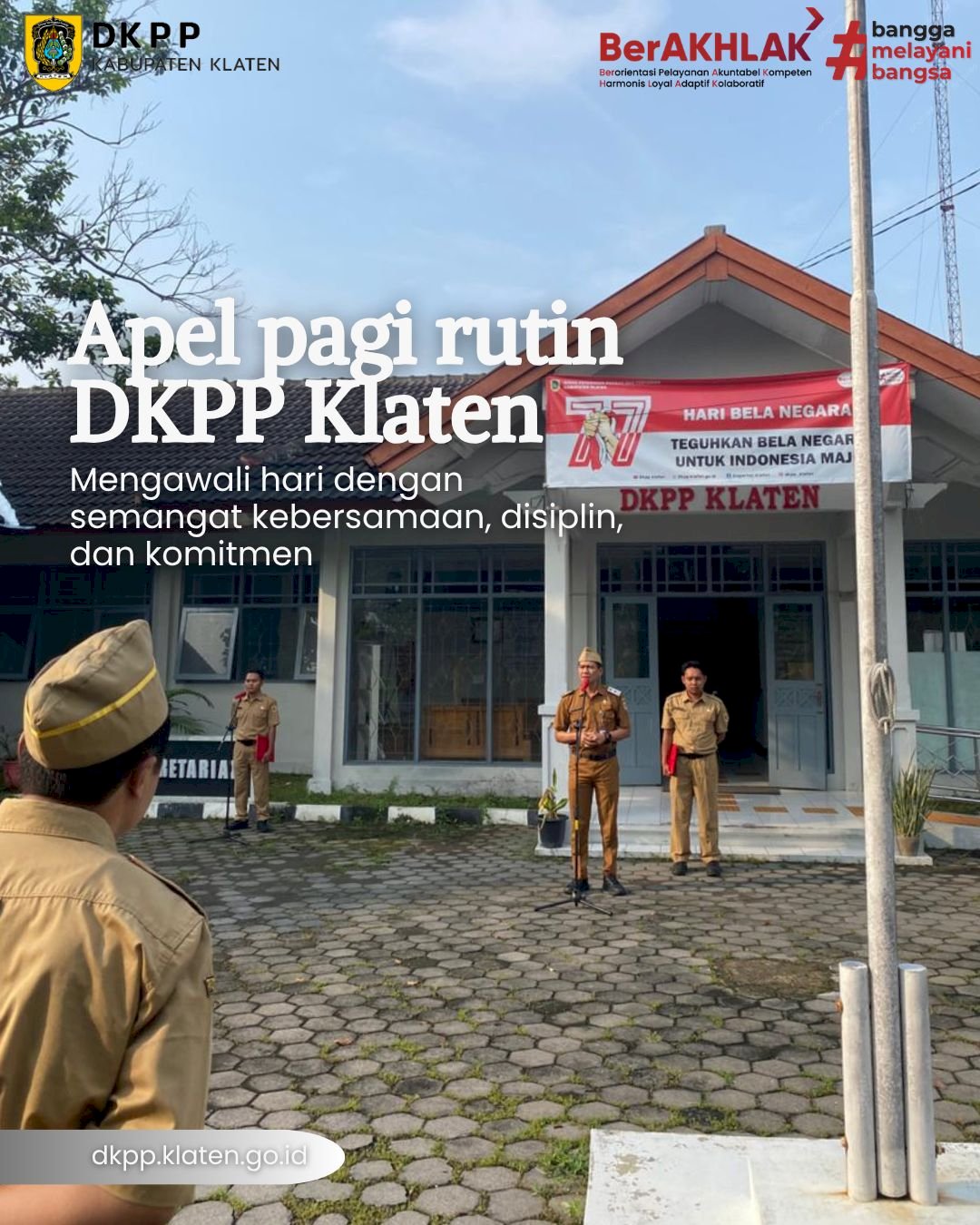 APEL PAGI DINAS KETAHANAN PANGAN DAN PERTANIAN KLATEN SENIN 6 APRIL 2026