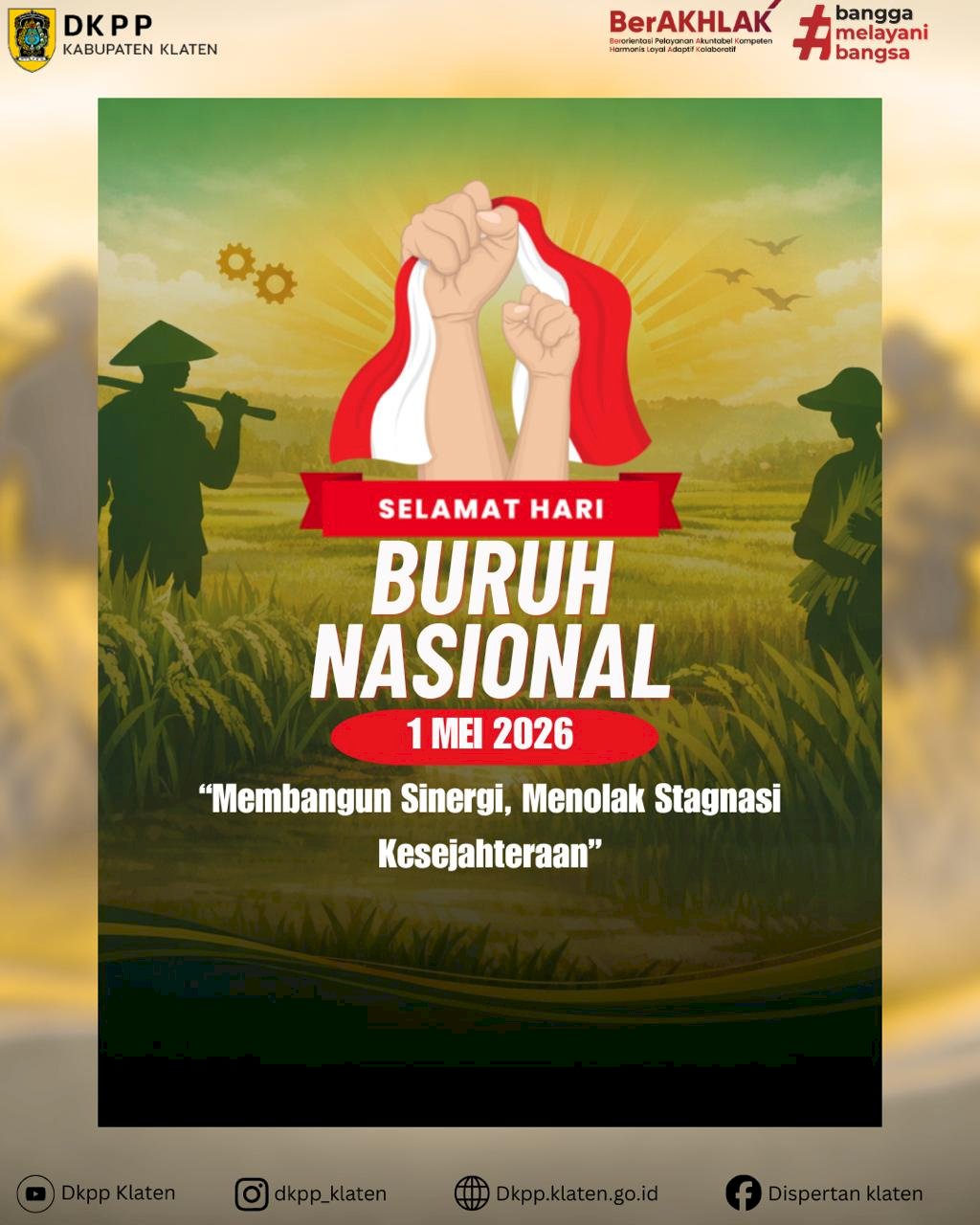 SELAMAT HARI BURUH NASIONAL 1 MEI 2026 