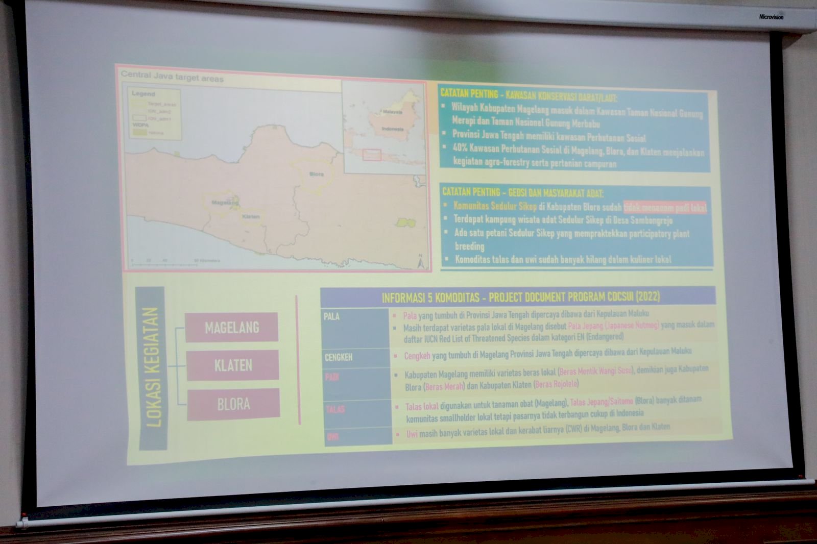KONSULTASI PEMERINTAH KAB KLATEN PERSIAPKAN PROGRAM CDCSUI BERSAMA FAO