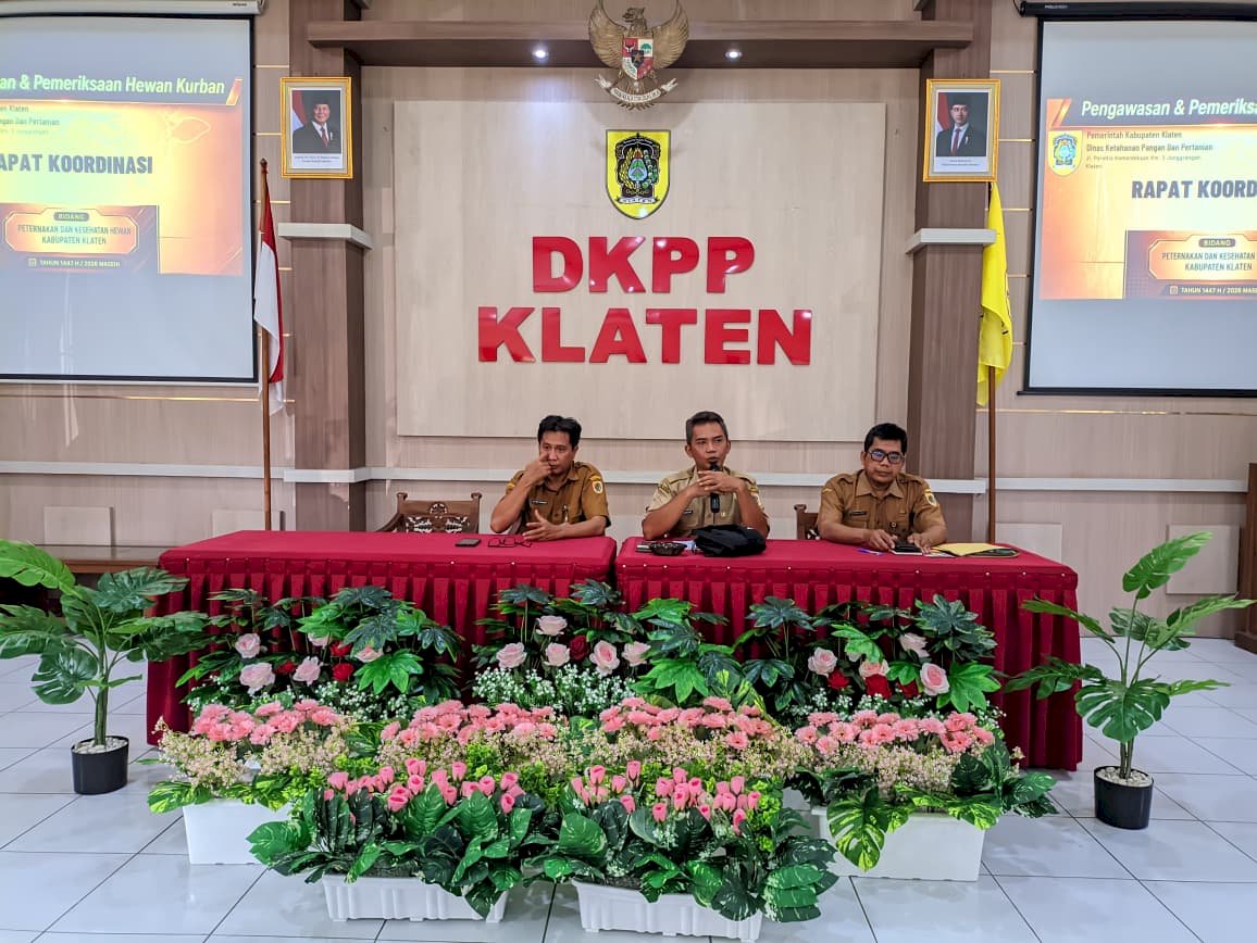 KOORDINASI PENGAWASAN DAN PEMERIKSAAN HEWAN QURBAN TAHUN 2026/1447 H