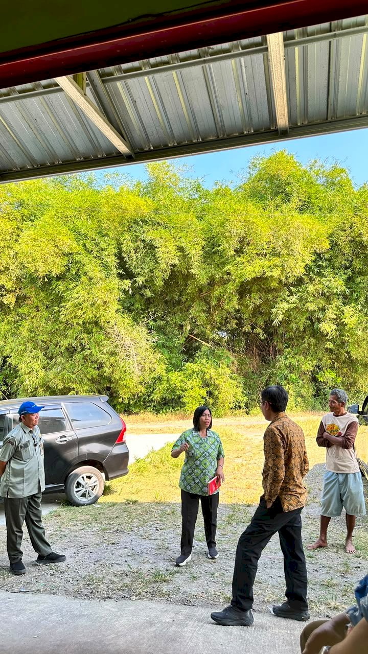 KUNJUNGAN KEPALA DINAS KETAHANAN PANGAN PROVINSI JAWA TENGAH KE LUMBUNG GAPOKTAN JOHO PRAMBANAN 