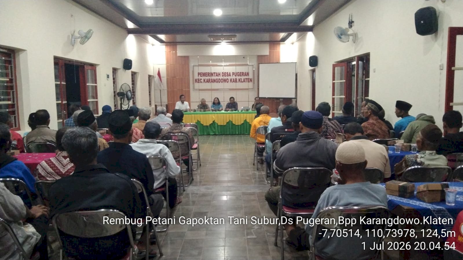 DKPP Klaten Fasilitasi Rembug Petani Gapoktan Tani Subur di Desa Pugeran, Kecamatan Karangdowo