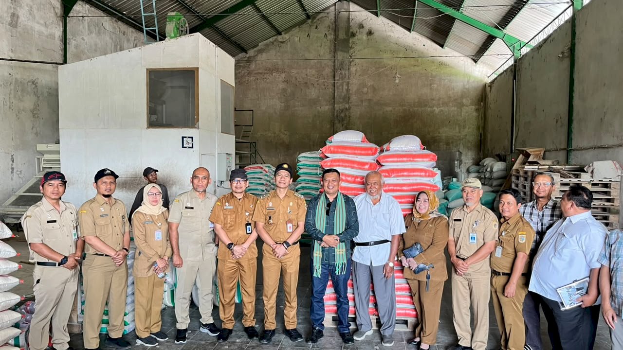 DKPP Klaten Sambut Kunjungan Kerja Bupati Gayo Lues Aceh di Penggilingan Padi Kecamatan Delanggu