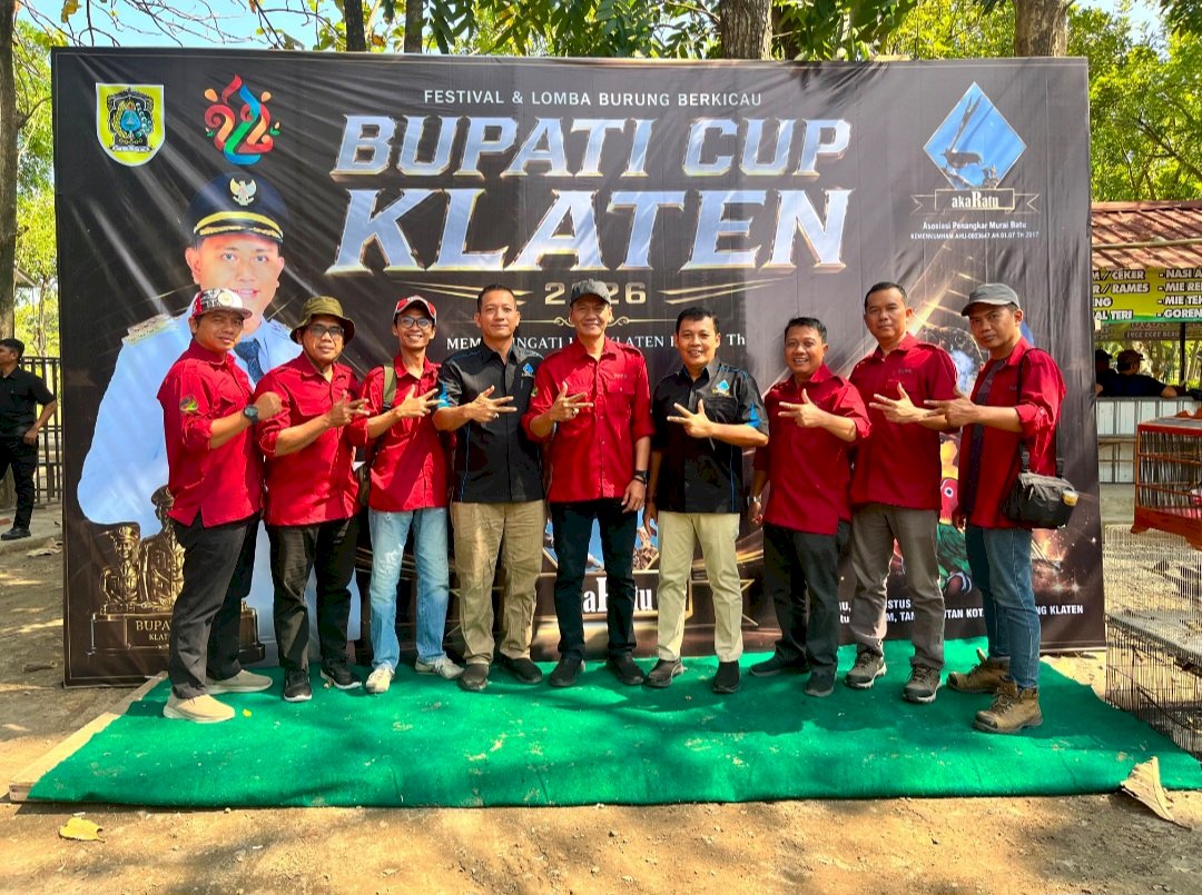 Peserta Kicau Mania Padati Bupati Cup Klaten 2026 