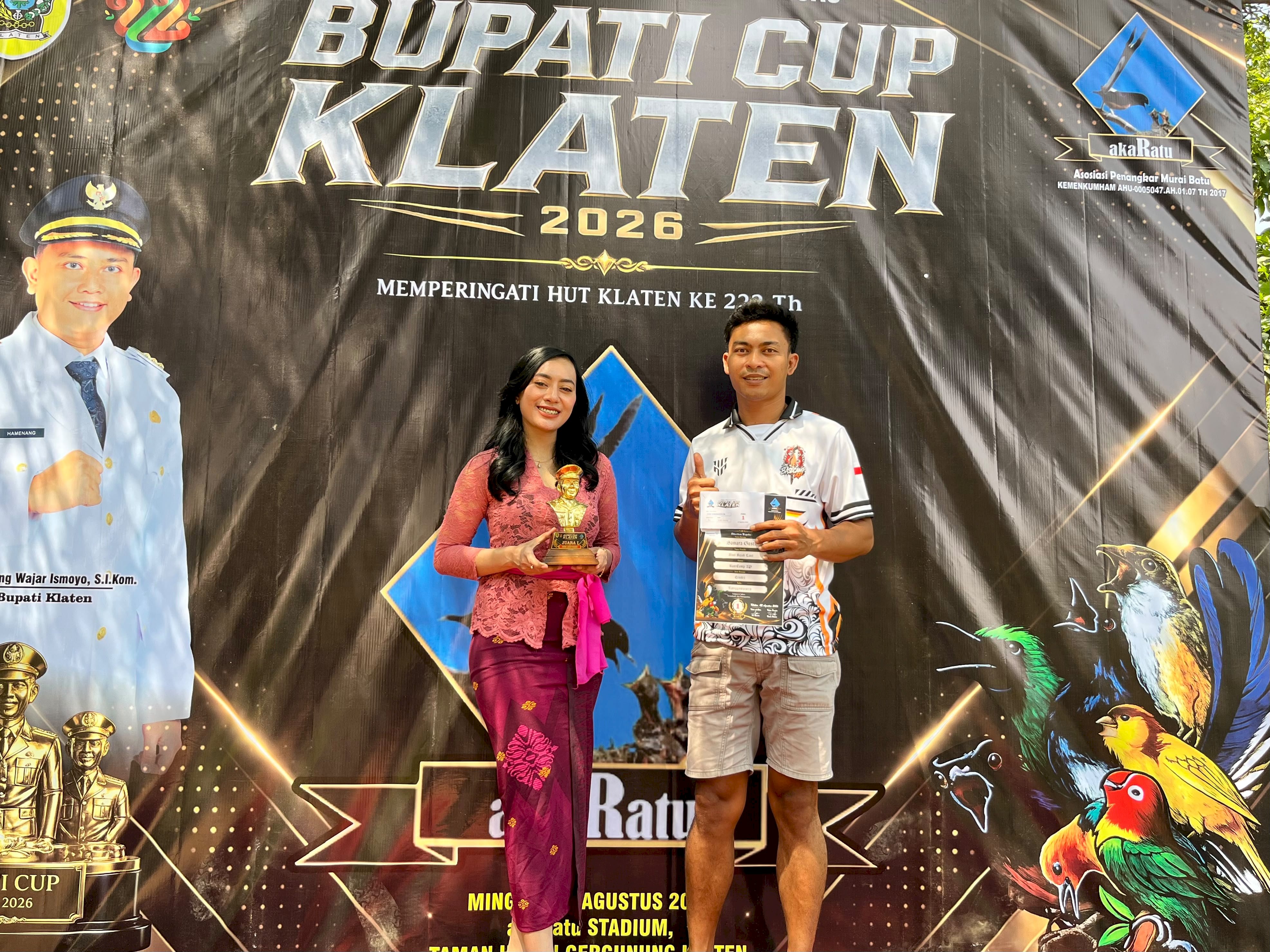 Peserta Kicau Mania Padati Bupati Cup Klaten 2026 