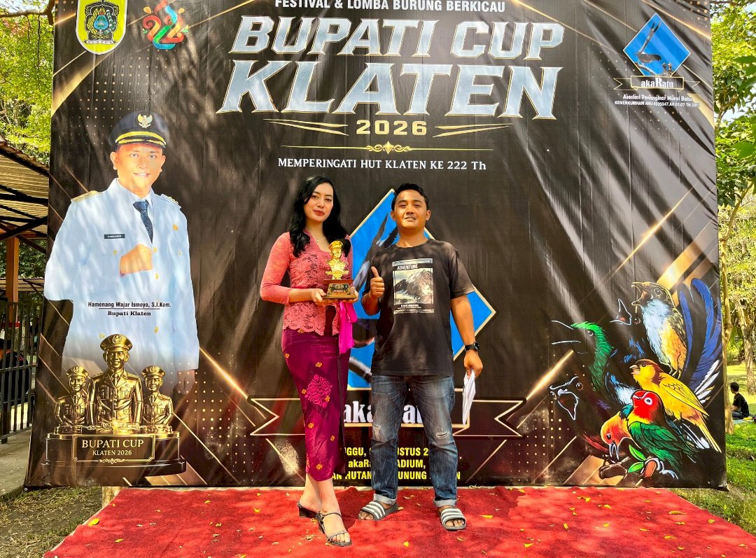 Peserta Kicau Mania Padati Bupati Cup Klaten 2026 