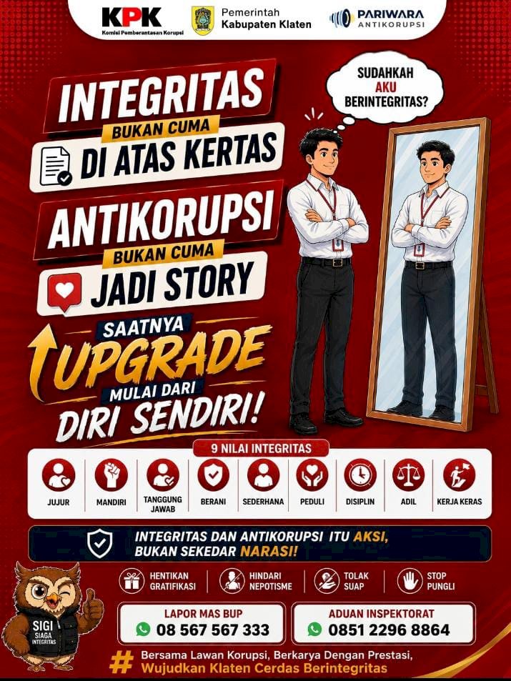 KPK Gandeng Pemkab Klaten Gaungkan Integritas: Antikorupsi Bukan Sekadar Narasi