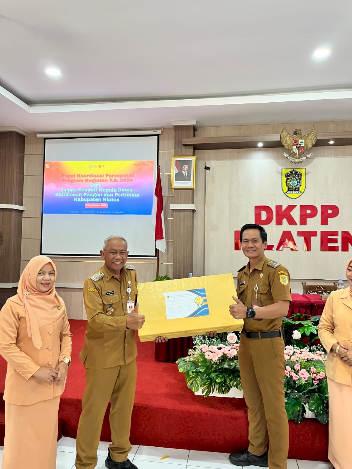 Percepat Realisasi Program TA 2026, DKPP Klaten Selenggarakan Rakor dan Lepas Sambut Kadis