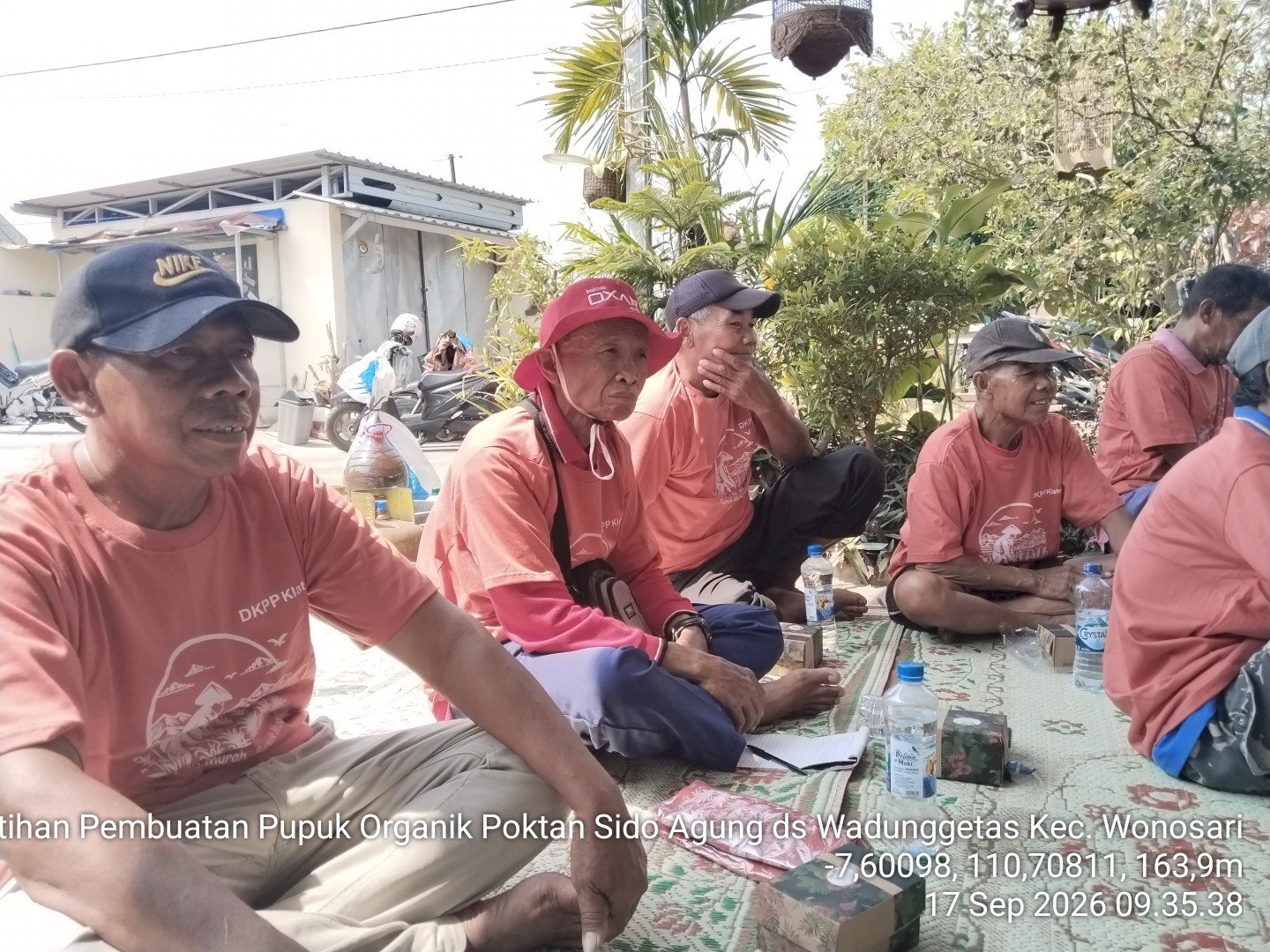 Tingkatkan Kemandirian Petani, Pelatihan Pembuatan Pupuk Organik di Kec. Wonosari