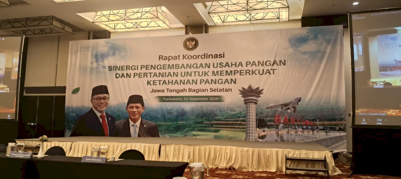 Plt. Kepala Dinas DKPP Klaten Hadiri Rakor Sinergi Pengembangan Usaha Pangan dan Pertanian di Purwokerto