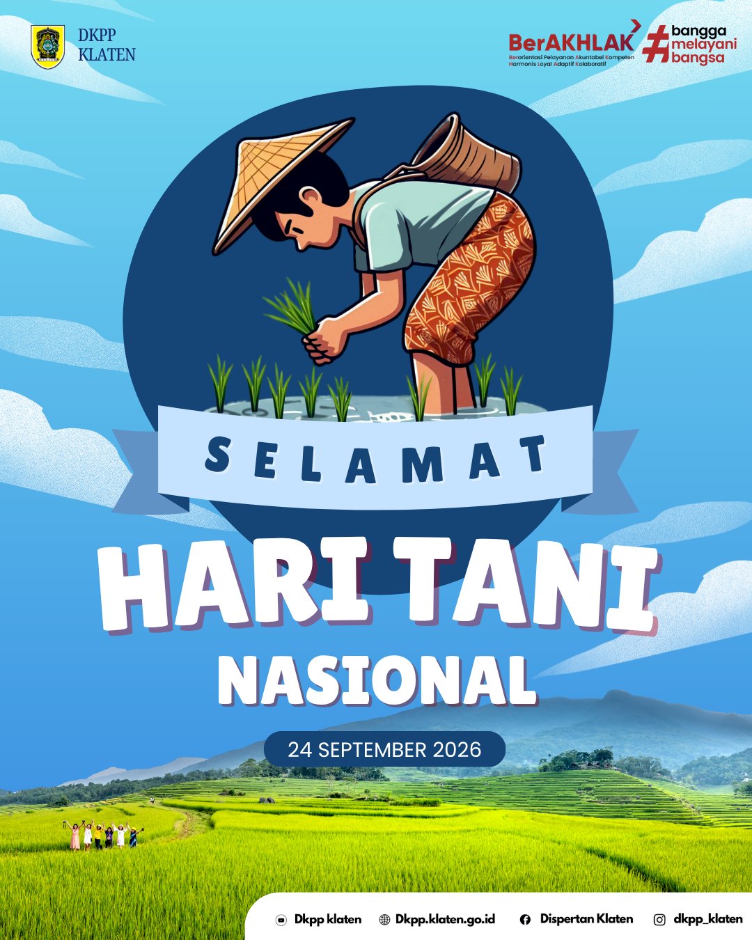 Selamat Hari Tani Nasional 24 September 2026: DKPP Apresiasi Perjuangan Petani
