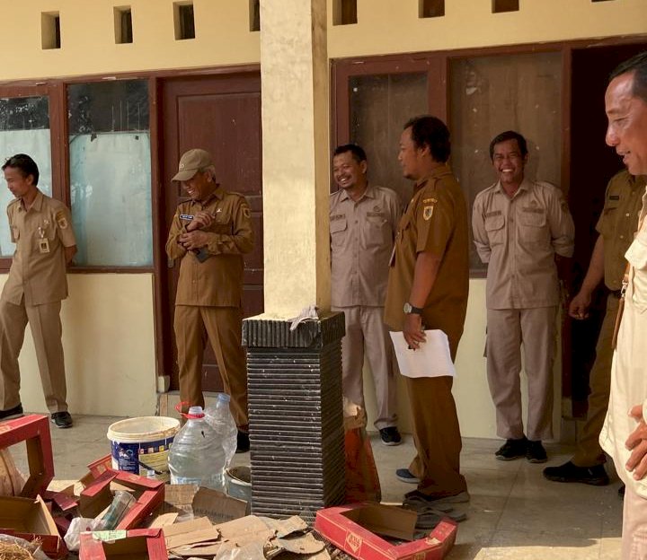 Plt. Kadis DKPP Kabupaten Klaten Monitoring Rehab Gedung BPP Kec. Karangdowo Klaten