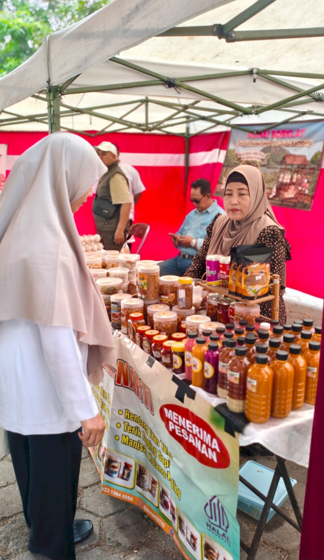 DKPP Klaten Gelar Gerakan Pangan Murah Serentak di Halaman Kantor DKPP